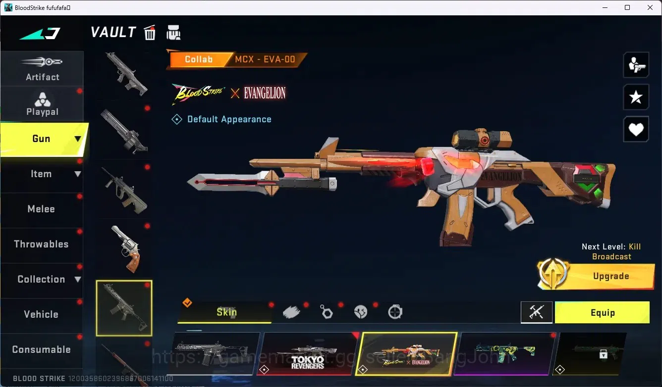 Blood Strike Accounts ASIA | 2 ETERNAL: KAG-6,Desert Eagle|7 COLLAB GUN image 16