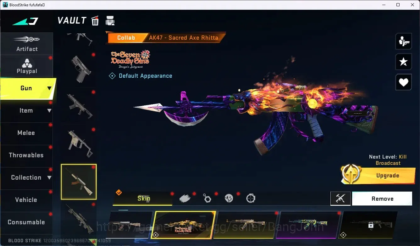 Blood Strike Accounts ASIA | 2 ETERNAL: KAG-6,Desert Eagle|7 COLLAB GUN image 4
