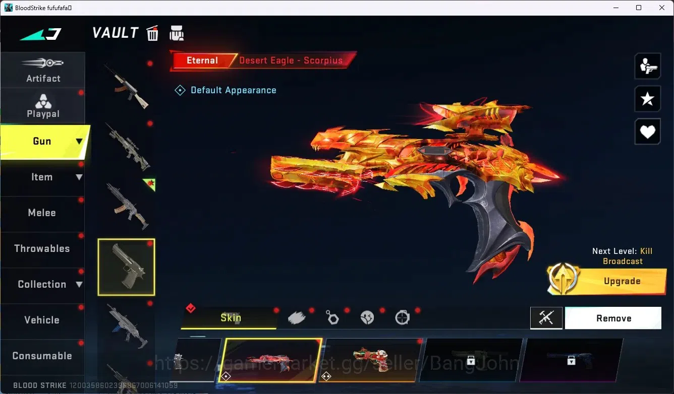 Blood Strike Accounts ASIA | 2 ETERNAL: KAG-6,Desert Eagle|7 COLLAB GUN image 6