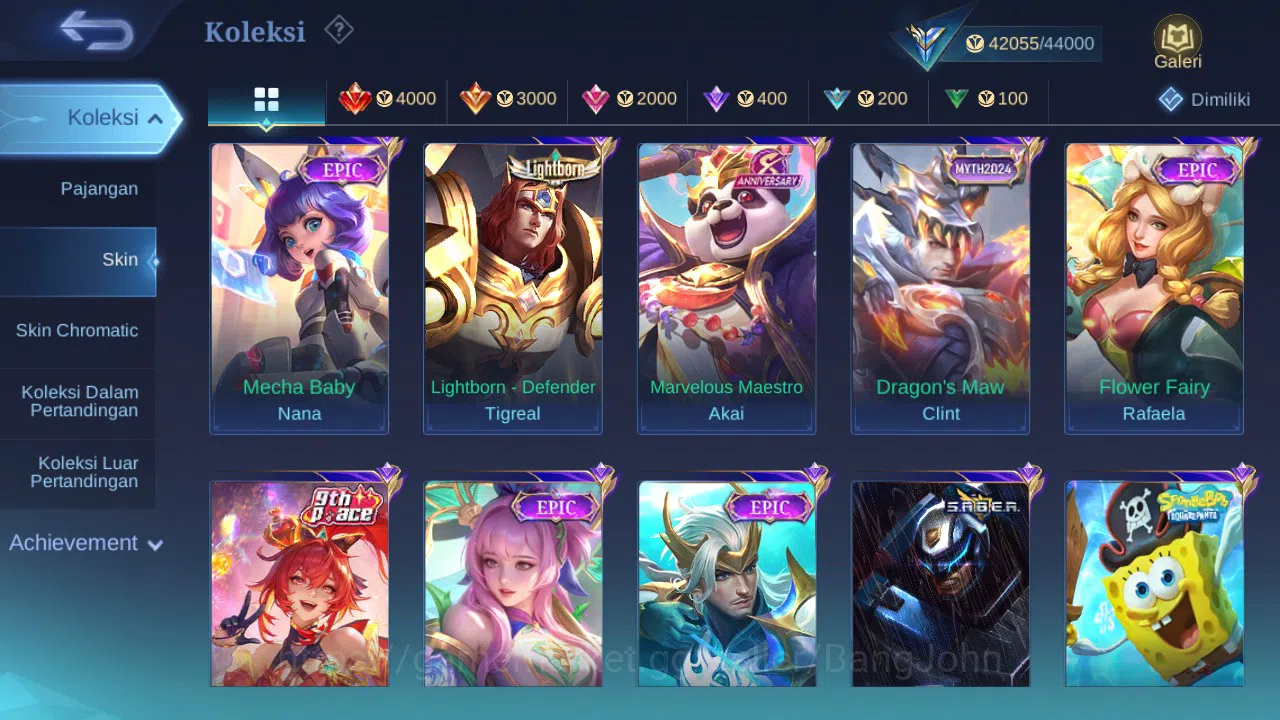 Mobile Legends: Bang Bang Accounts GLOBAL Hero 118 Skin 200 | Annual Sun | CC Nata |  image 2