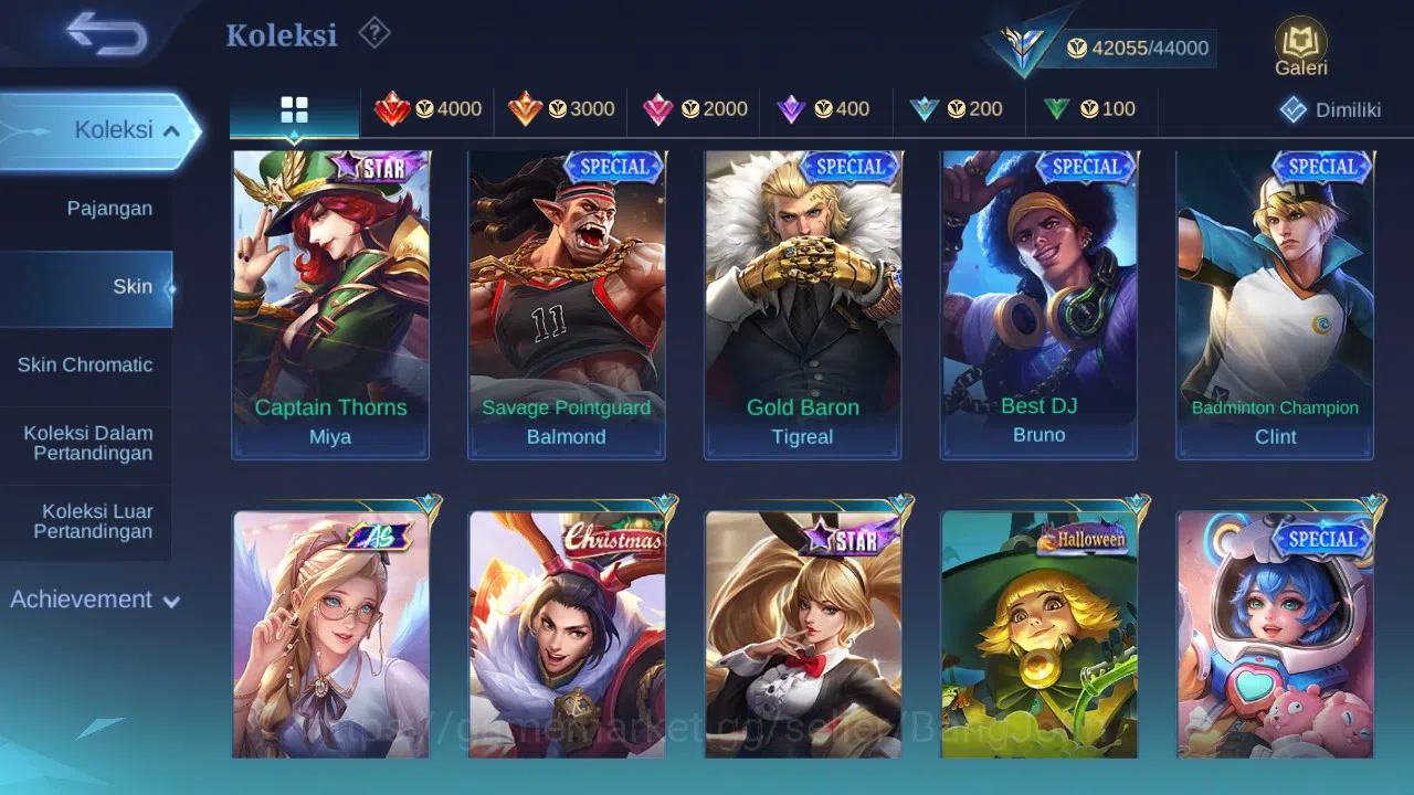 Mobile Legends: Bang Bang Accounts GLOBAL Hero 118 Skin 200 | Annual Sun | CC Nata |  image 6