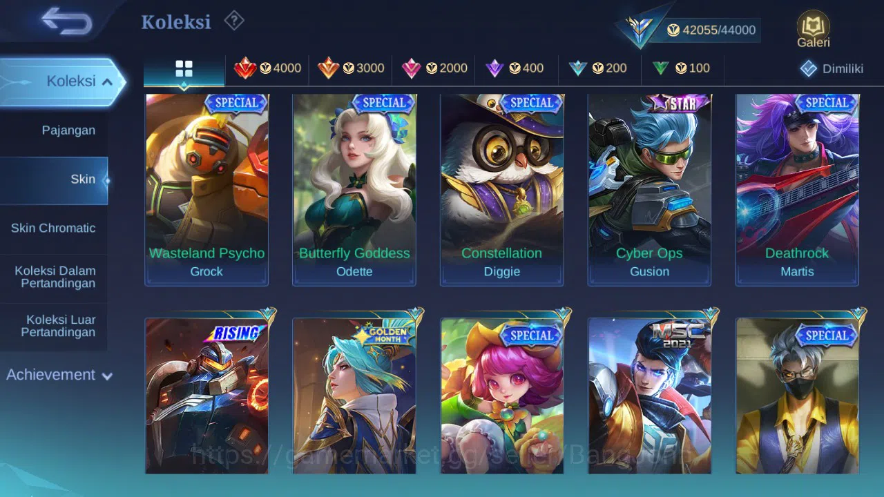 Mobile Legends: Bang Bang Accounts GLOBAL Hero 118 Skin 200 | Annual Sun | CC Nata |  image 8