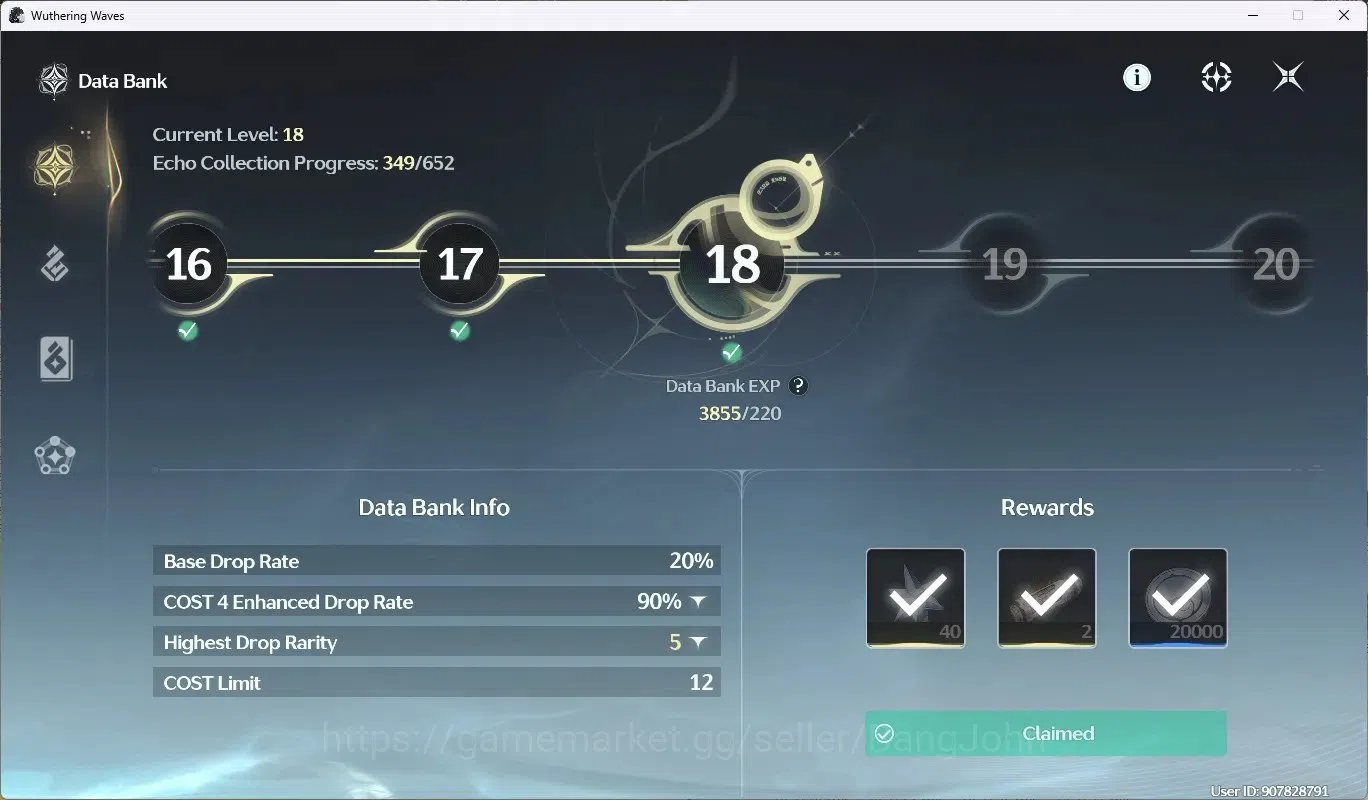 Wuthering Waves Accounts SEA|UL 37 | Rank 4 |2 Char Limited [LucyRC1+(Sign) image 20
