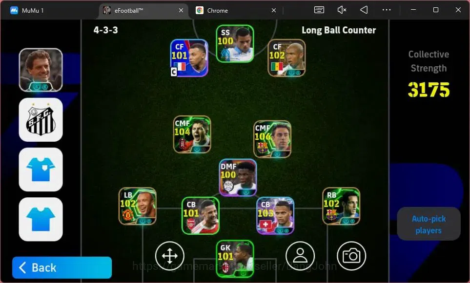 eFootball Accounts ANDROID|PW 3175|Epc Xavi| Epc Messi|Epc Steven Ger image 2