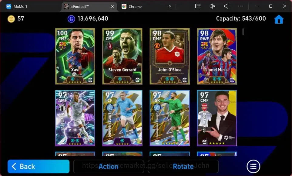 eFootball Accounts ANDROID|PW 3175|Epc Xavi| Epc Messi|Epc Steven Ger image 5