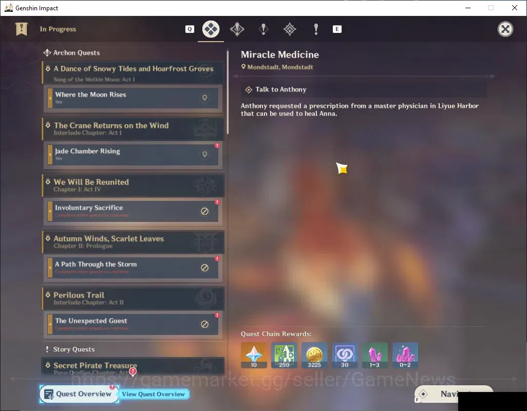 Genshin Impact Accounts Others Asia|AR 37|1 Limited + 1 (*5 Weapon)|Mavuika + Signature|Mc Female|All Unset|Take Mail|Check 11