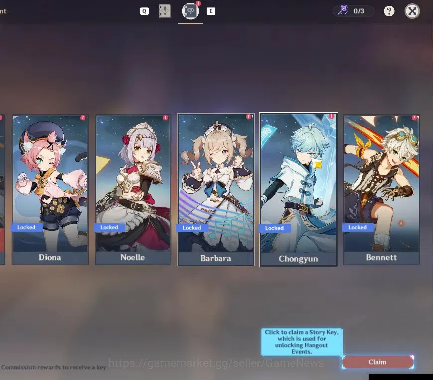 Genshin Impact Accounts Others Asia|AR 37|1 Limited + 1 (*5 Weapon)|Mavuika + Signature|Mc Female|All Unset|Take Mail|Check 20