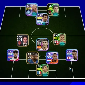 eFootball Accounts Legends & Iconic Players Android|5 Show Time Erling Haaland,Lionel Messi|4 Epic Hugo Lloris,Daniele