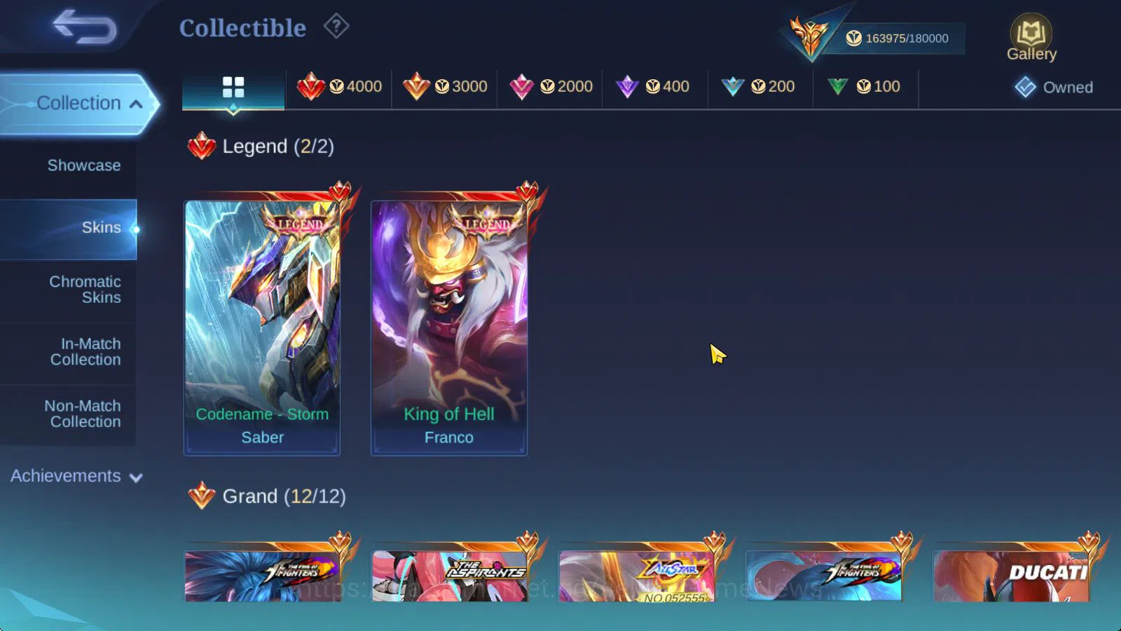 Mobile Legends: Bang Bang Accounts Hero 132|Skin 472|Legend [Franco,Saber],Ducati Iri image 20