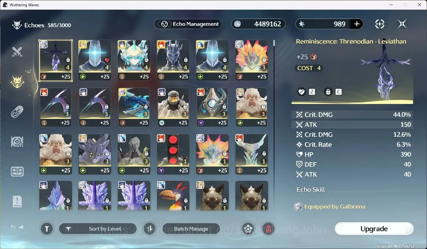 Wuthering Waves Accounts SEA|UL 54|Rank 6|4 Char Limited [Luno+Sign,Augusta image 10