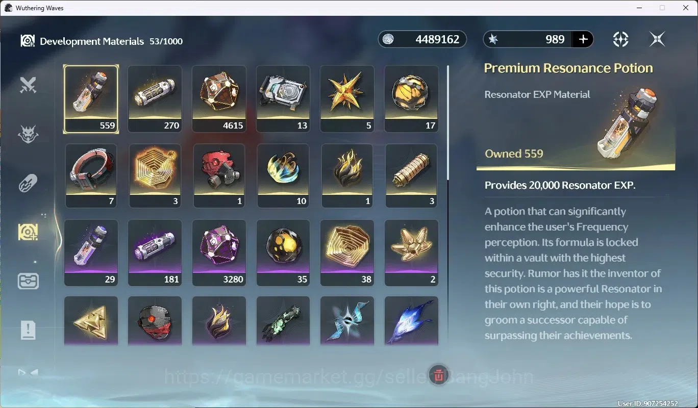 Wuthering Waves Accounts SEA|UL 54|Rank 6|4 Char Limited [Luno+Sign,Augusta image 12