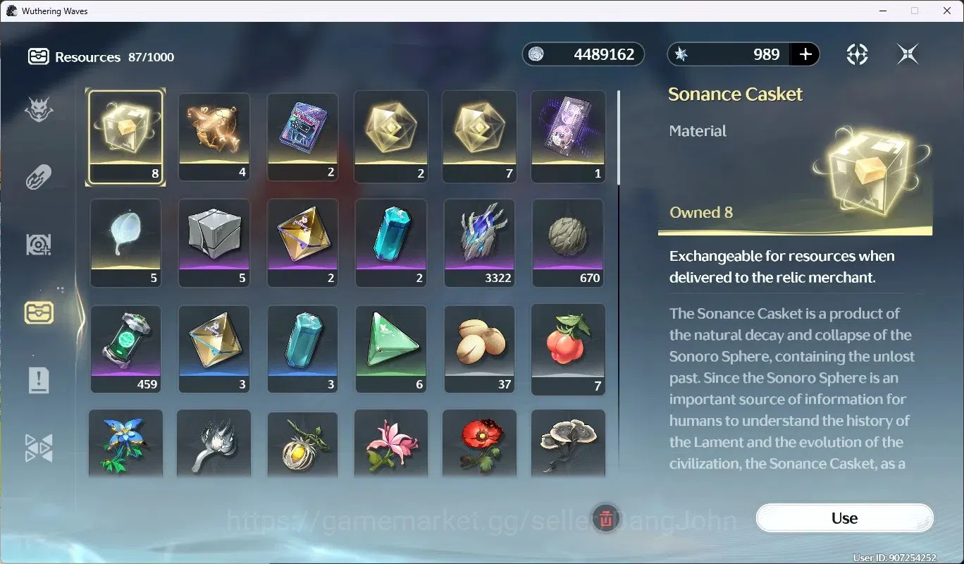 Wuthering Waves Accounts SEA|UL 54|Rank 6|4 Char Limited [Luno+Sign,Augusta image 13
