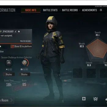 Arena Breakout High-End MOBILE Lvl 30 |SV 22,1 M |CV 13 M|MORE SKIN,DECREE image 1