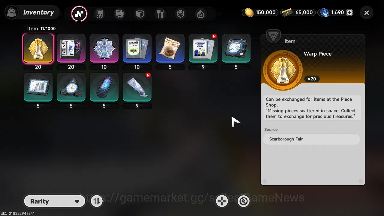 Neverness to Everness Accounts GLOBAL EU|HL 3| 1 SSR (Nanally)+1 Selector On| 6 S image 3