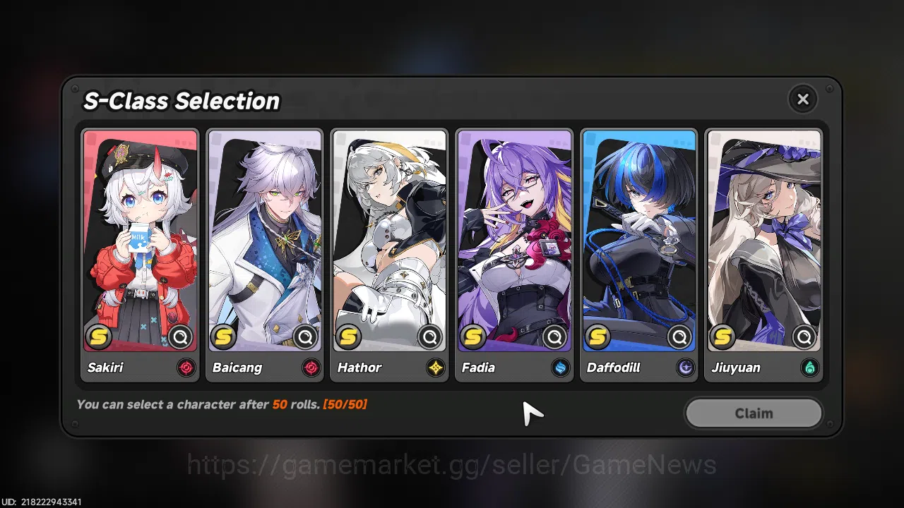 Neverness to Everness Accounts GLOBAL EU|HL 3| 1 SSR (Nanally)+1 Selector On| 6 S image 7