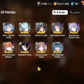 Epic Seven Accounts Limited Hero Global UnVerif|New Era|9 ML(SN Yulha,LC Bellona,SP Politis,Ruele,Etc)+HARU,Aube,UP