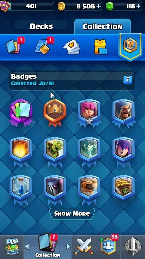 Clash Royale Accounts LV 401|Troph 3254|KTL 10|Card 50/121|1 Hero 3 EVO image 14