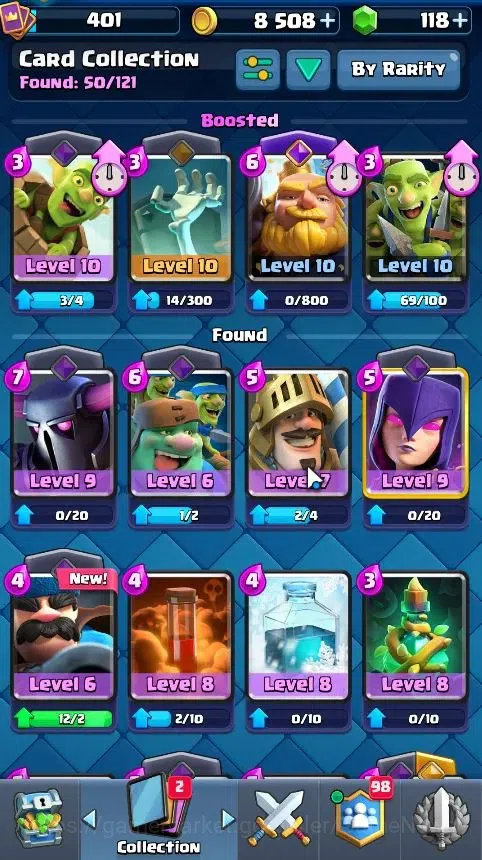 Clash Royale Accounts LV 401|Troph 3254|KTL 10|Card 50/121|1 Hero 3 EVO image 15