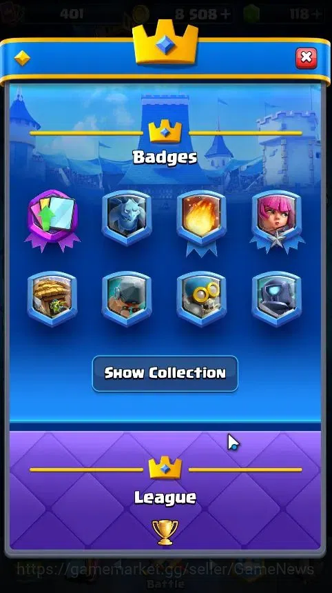 Clash Royale Accounts LV 401|Troph 3254|KTL 10|Card 50/121|1 Hero 3 EVO image 4