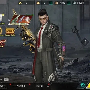 Blood Strike Accounts Collab Skin ASIA|1 ETERNAL AUG-Empyrean Lv3|Collab AOT[ZERO-Levi,Eren,Female Titan],OPM[ETHAN-Mumen