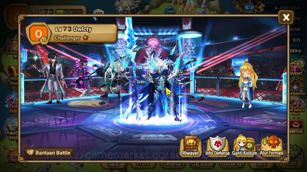 Summoners War: Sky Arena Accounts Mid-Game ASIA Lv73|2 LD(Werner,Jackson)|33 NB5(7R1X,Liam,Etc)+72 6 2