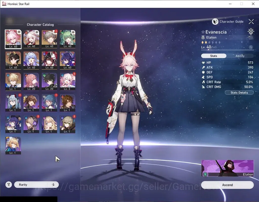 Honkai Star Rail Accounts Asia | TL 27 | 7 Limited | [Evanescia,Sparkle,Spar image 4