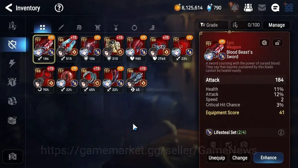 Epic Seven Accounts GLOBAL Unverif|New Era|6ML(SchoolNurse Yulha,LC Be image 14