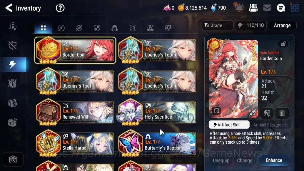 Epic Seven Accounts GLOBAL Unverif|New Era|6ML(SchoolNurse Yulha,LC Be image 15