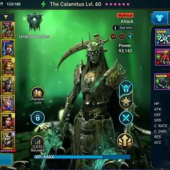Raid: Shadow Legends Accounts Mid-Game Lv 56|1,4M PWR|1 Mythic(Calamitus)+28