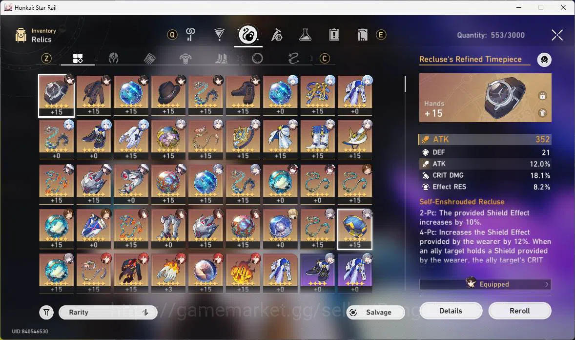 Honkai Star Rail Accounts Others ASIA|TL 65|9 Limit|PremTeam(Phainon,Sunday,Cerydra,DanHeng 2