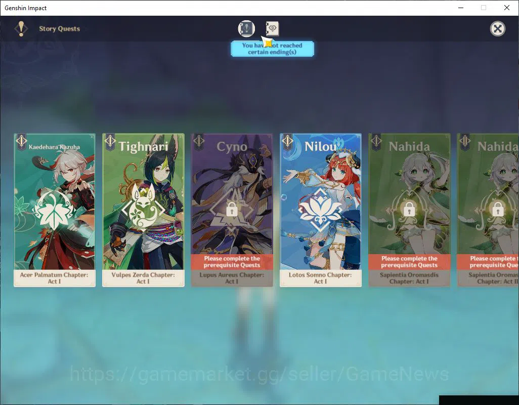 Genshin Impact Accounts Mid Game ASIA|AR 56|7 Limited +3 [5 Star's Weapon]|Xiao+Sign [Nilou,Raiden,Kazuha,Zhongli,Hu Tao 9