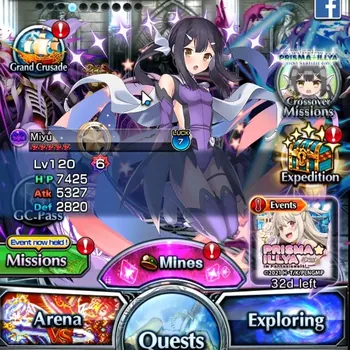 Grand Summoners Accounts End-Game Global|Rank 122|SP.Art Saitama|24 Ascend 23 TW|(Shadow,S Emiya,Beta,Frieren,DL Rimuru
