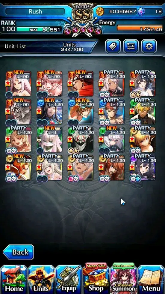 Grand Summoners Accounts Global|Rank 100|20 Ascend|[OkarunTW,EShirouTW,Himu image 3