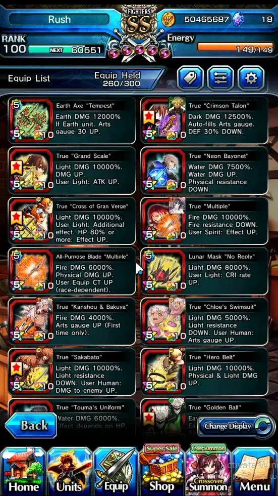 Grand Summoners Accounts Global|Rank 100|20 Ascend|[OkarunTW,EShirouTW,Himu image 5