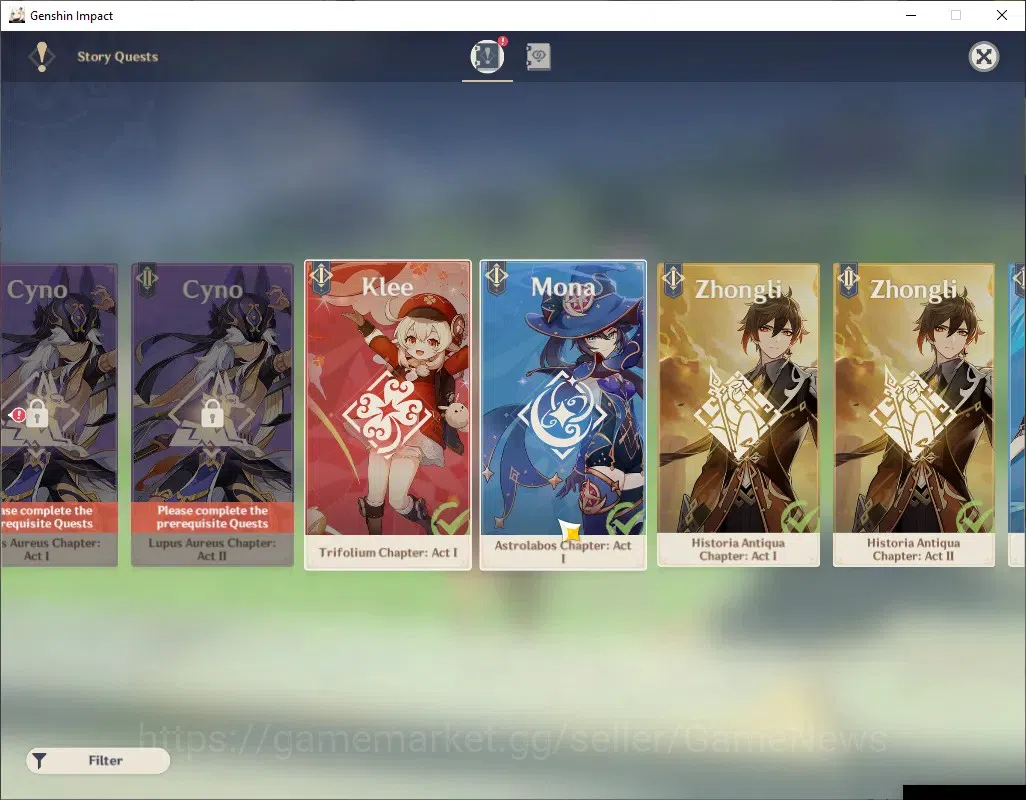 Genshin Impact Accounts ASIA|AR 55|5 Limited + 5 (*5 Weapon)|HuTao,Ayato,Y image 17