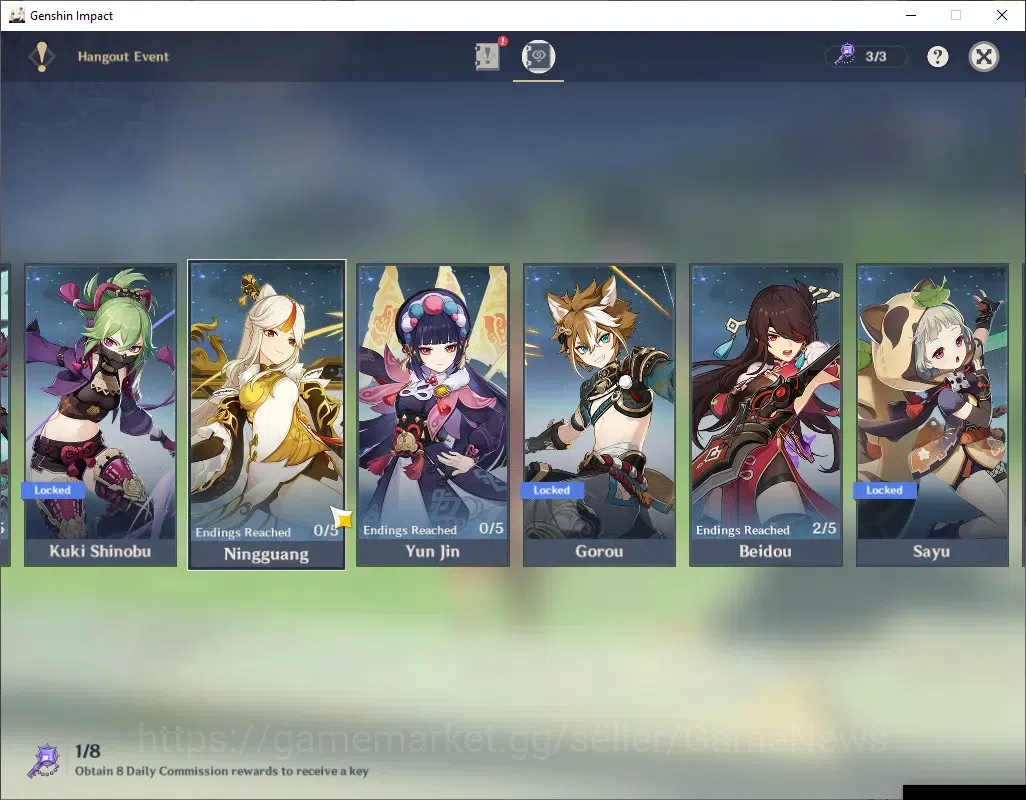 Genshin Impact Accounts ASIA|AR 55|5 Limited + 5 (*5 Weapon)|HuTao,Ayato,Y image 20