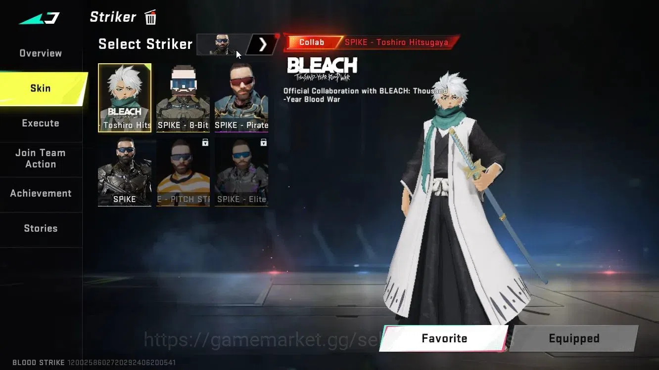 Blood Strike Accounts Asia| Collab AOT [Mikasa,M700]+BLEACH[Byakuya,Tosh image 16