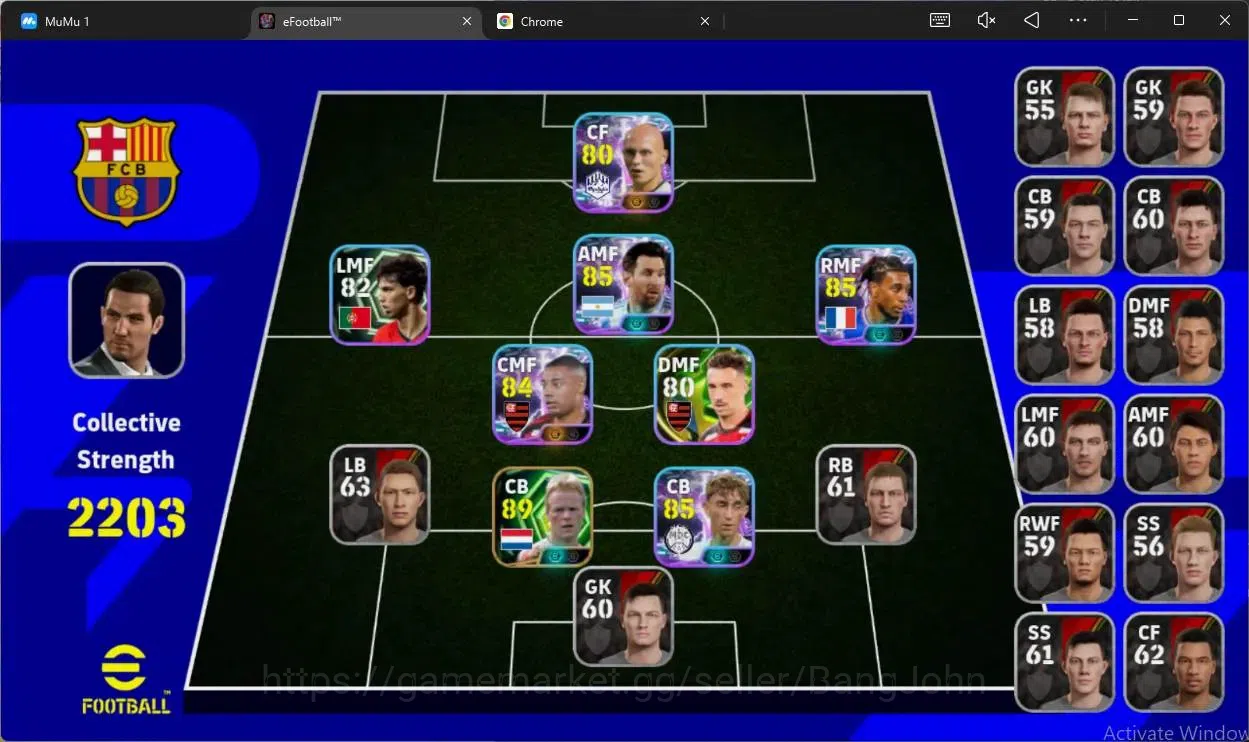 eFootball Accounts Android |PW 2203 | Epic Koeman | Showtime Huijsen, image 2