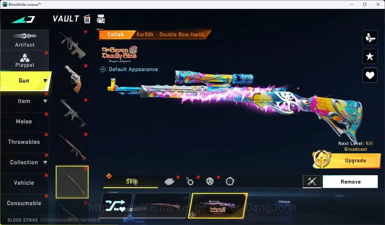 Blood Strike Accounts ASIA |Limit Butterfly Knife|1 Eternal Gun|6 Collab image 15