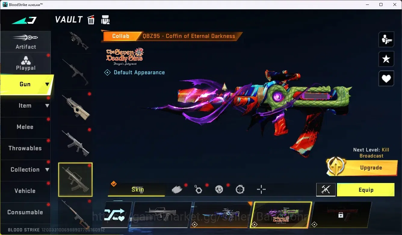 Blood Strike Accounts ASIA |Limit Butterfly Knife|1 Eternal Gun|6 Collab image 18