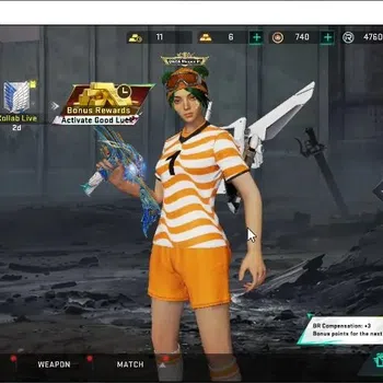 Blood Strike Accounts Collab Skin ASIA|ETERNAL MP7 Tidesong|16 Ultra M4A1 Iron,Glock Money,URB Neon,FN2K Flame,HK416