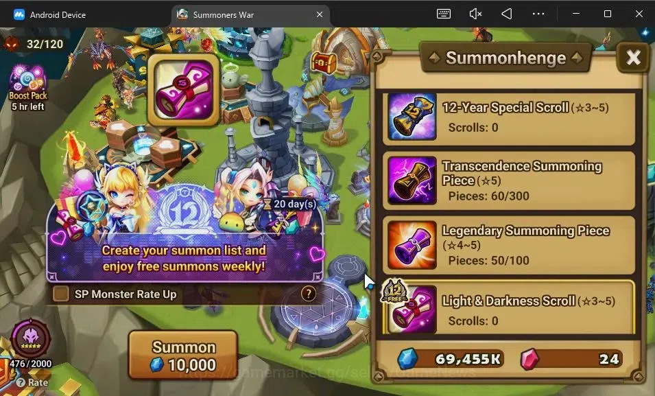 Summoners War: Sky Arena Accounts GLOBAL Lv 34|Starter|1 LD[Manannan]|7 Total NB5[Er image 11