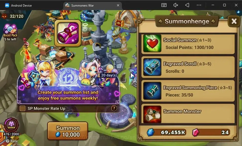 Summoners War: Sky Arena Accounts GLOBAL Lv 34|Starter|1 LD[Manannan]|7 Total NB5[Er image 13