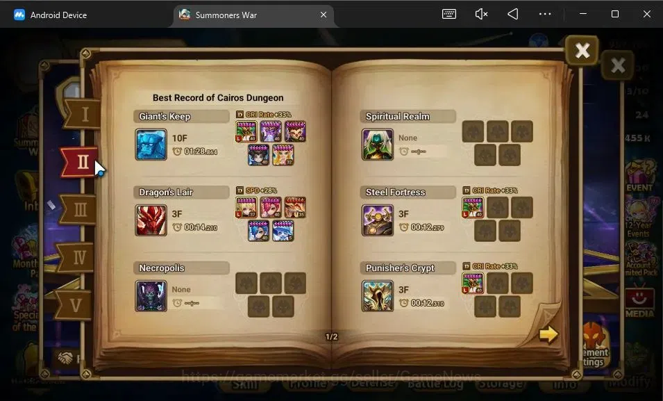 Summoners War: Sky Arena Accounts GLOBAL Lv 34|Starter|1 LD[Manannan]|7 Total NB5[Er image 4