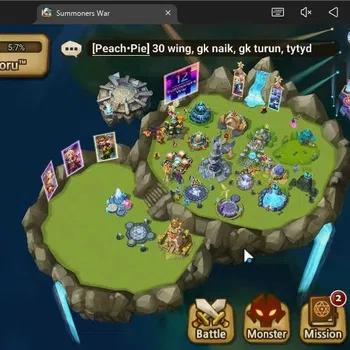 Summoners War: Sky Arena Starter GLOBAL Lv 34|Starter|1 LD[Manannan]|7 Total NB5[Er image 1