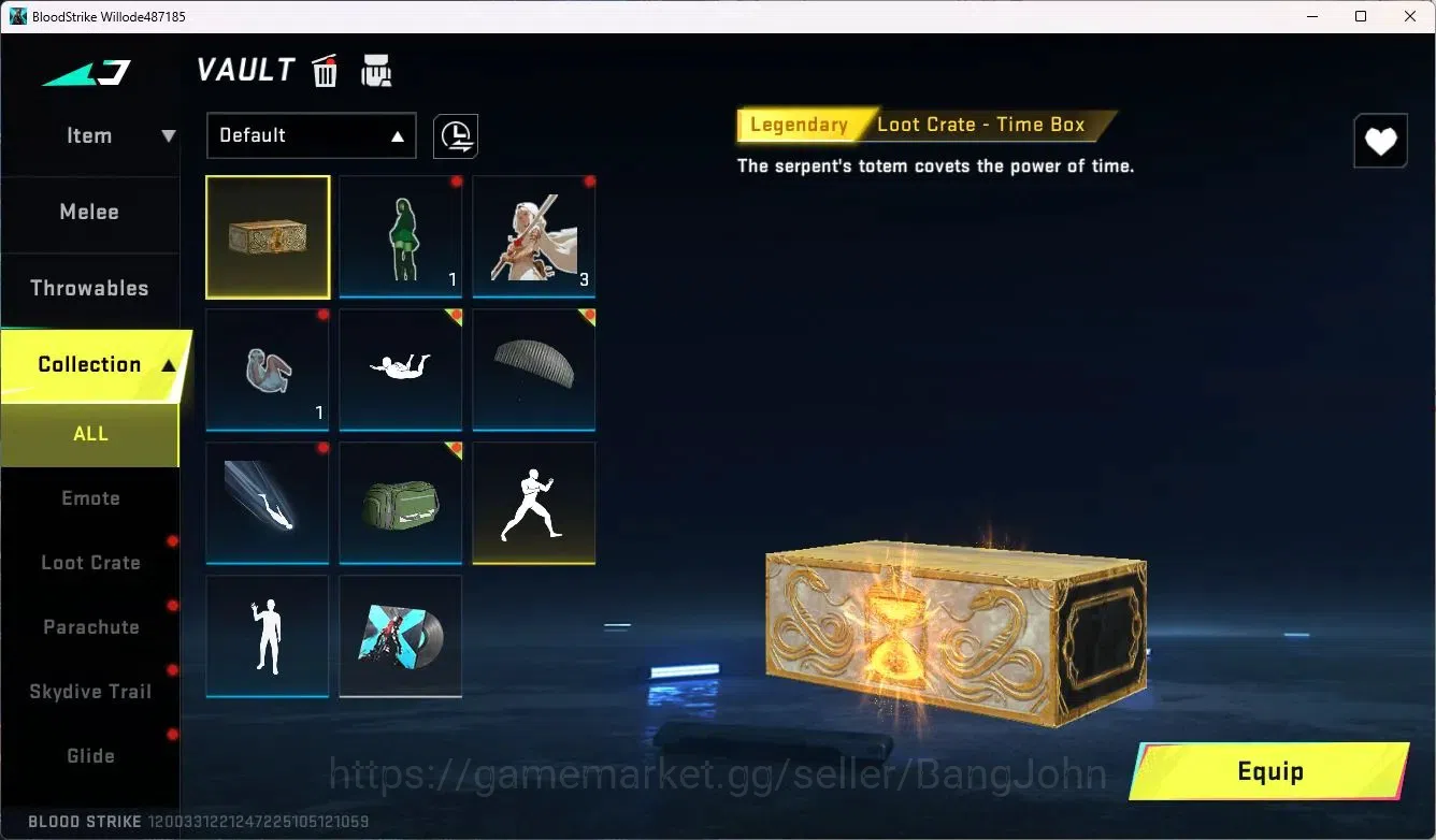Blood Strike Accounts ASIA | 3 Legendary Skins | Malee Butterflu Knife-S image 10