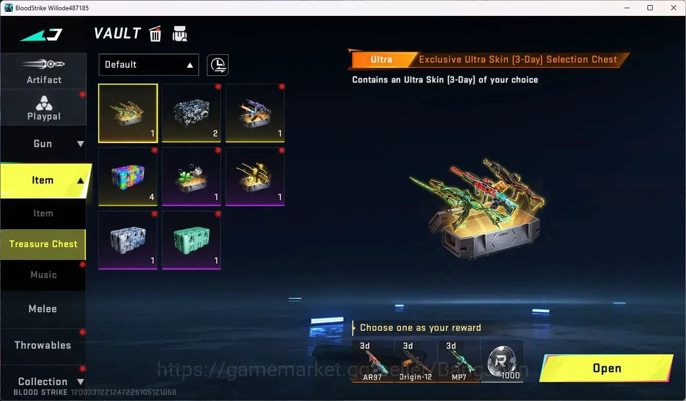 Blood Strike Accounts ASIA | 3 Legendary Skins | Malee Butterflu Knife-S image 12