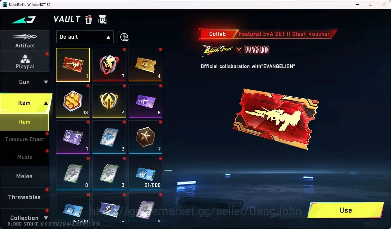 Blood Strike Accounts ASIA | 3 Legendary Skins | Malee Butterflu Knife-S image 13