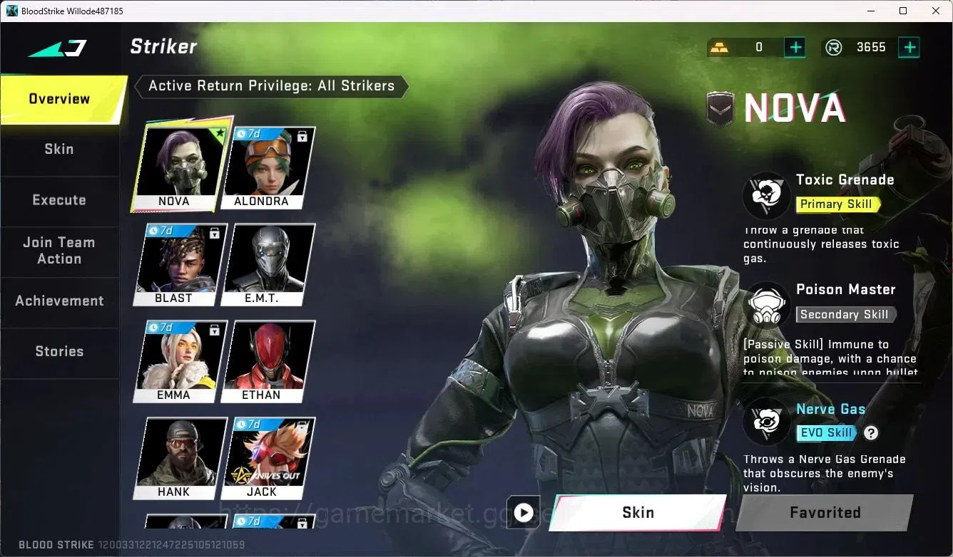 Blood Strike Accounts ASIA | 3 Legendary Skins | Malee Butterflu Knife-S image 3