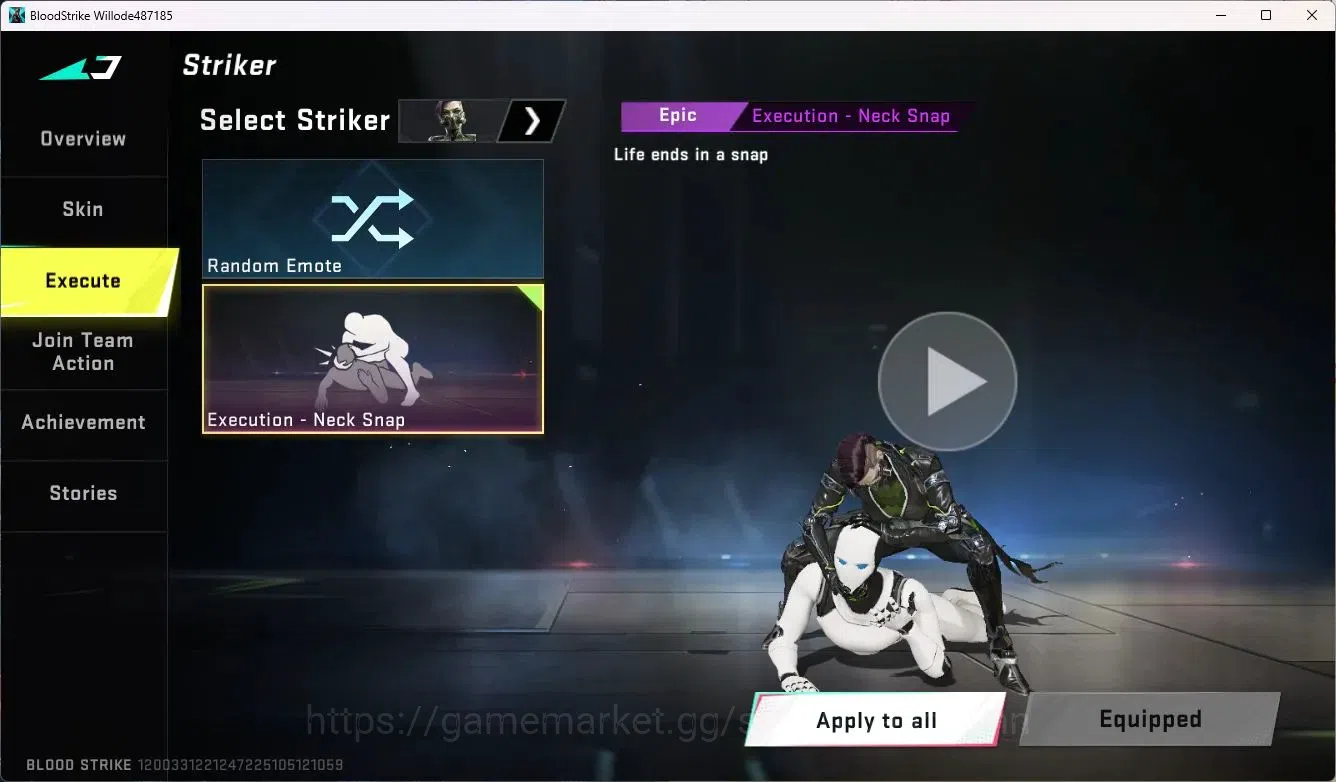 Blood Strike Accounts ASIA | 3 Legendary Skins | Malee Butterflu Knife-S image 4